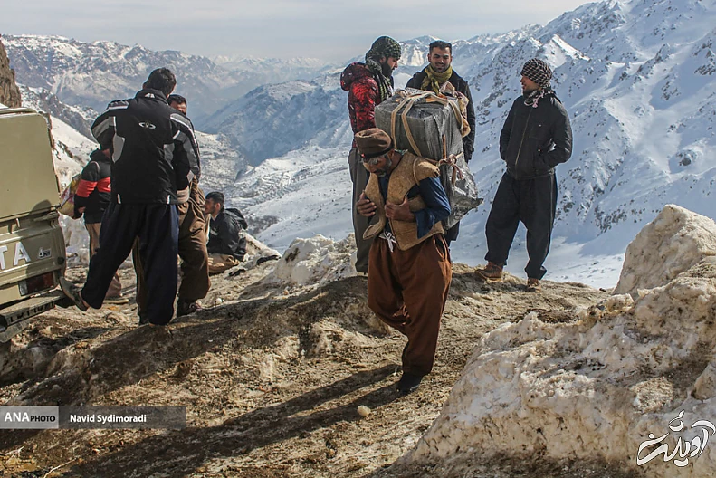 (تصاویر) کولبران کردستان